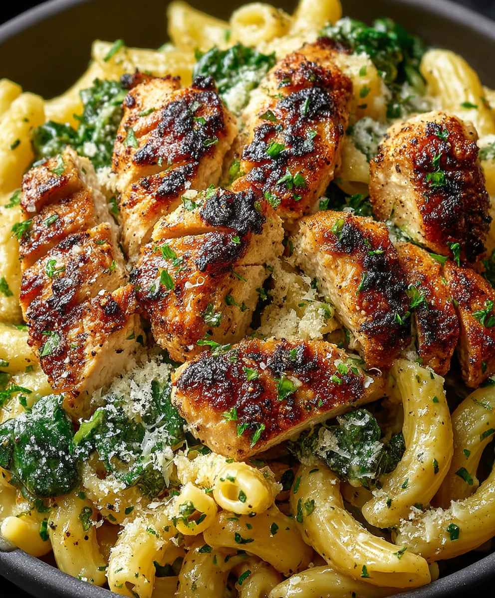 Garlic Parmesan Chicken Pasta