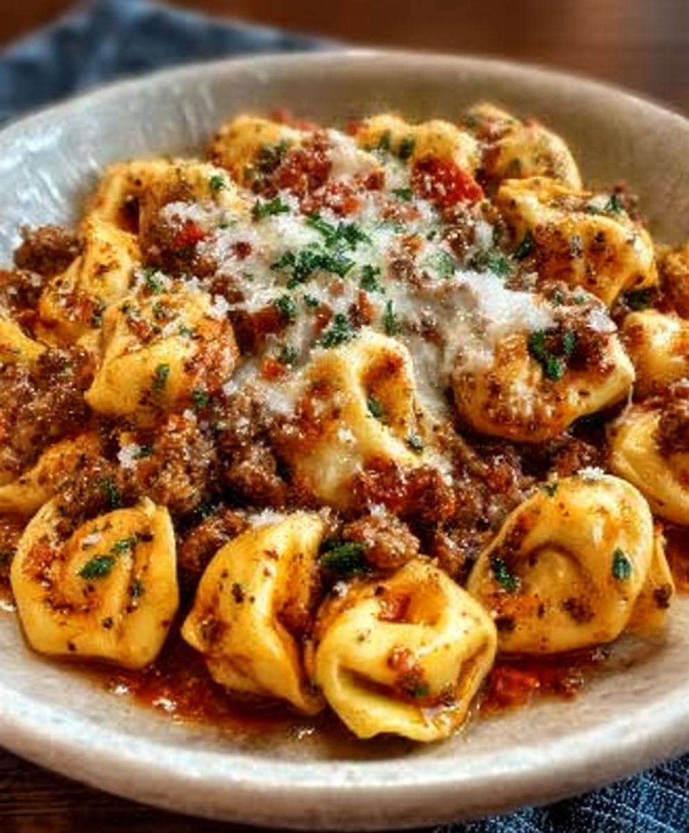 Cheesy Taco Tortellini
