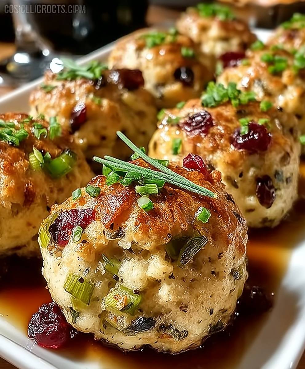 Thanksgiving Stuffing Balls