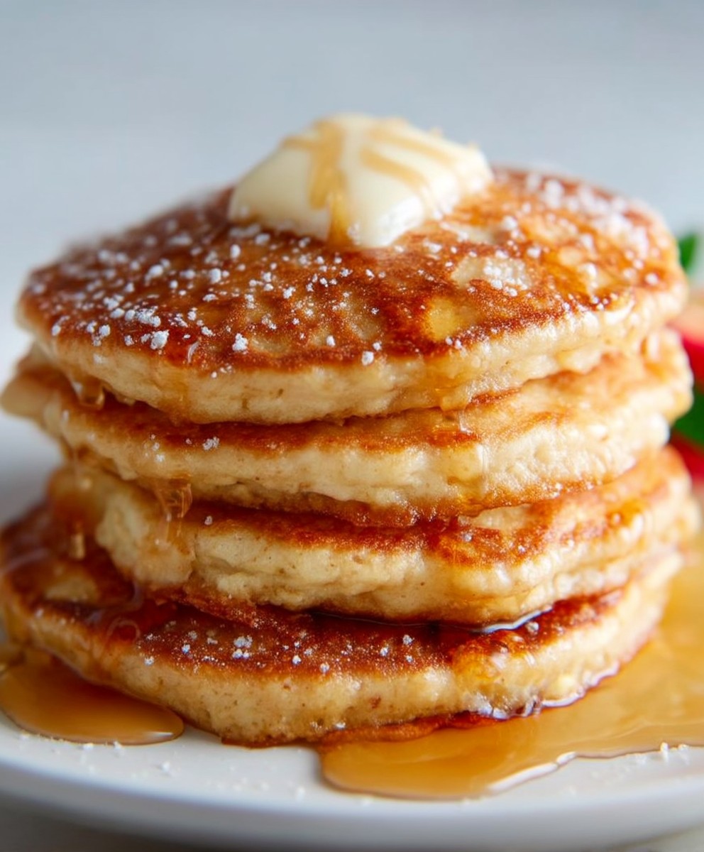 Healthy Oatmeal Pancakes