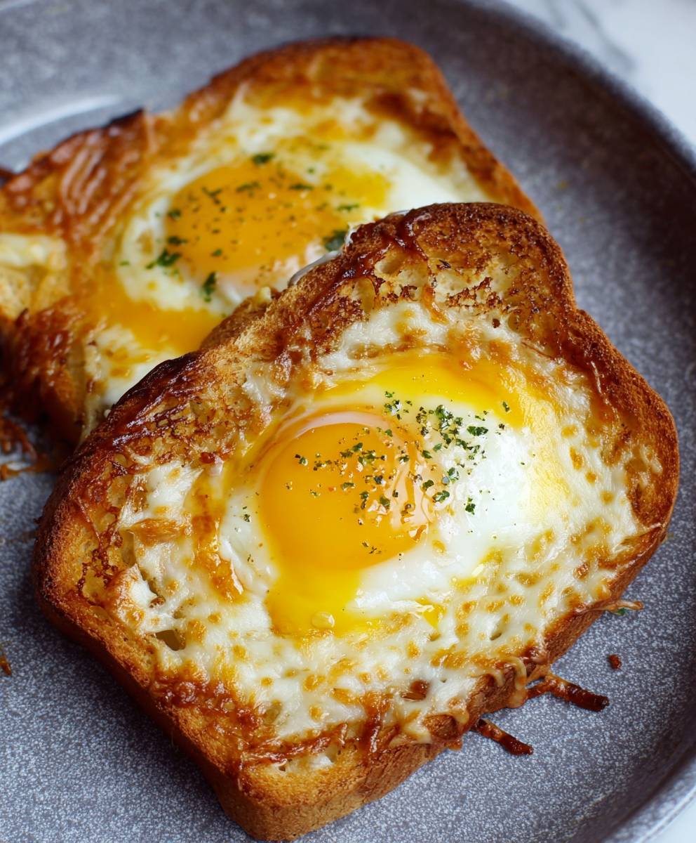 Air Fryer Egg Cheese Toast