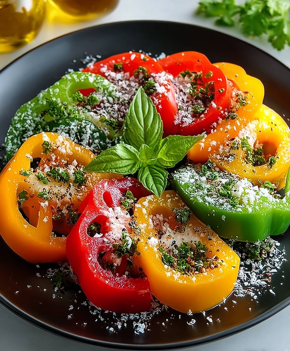 Tricolor Bell Pepper Salad