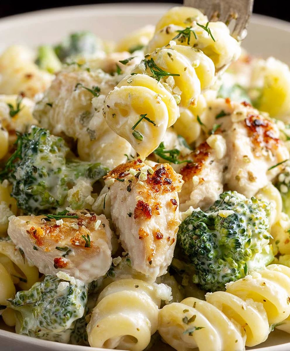 High Protein Broccoli Pasta