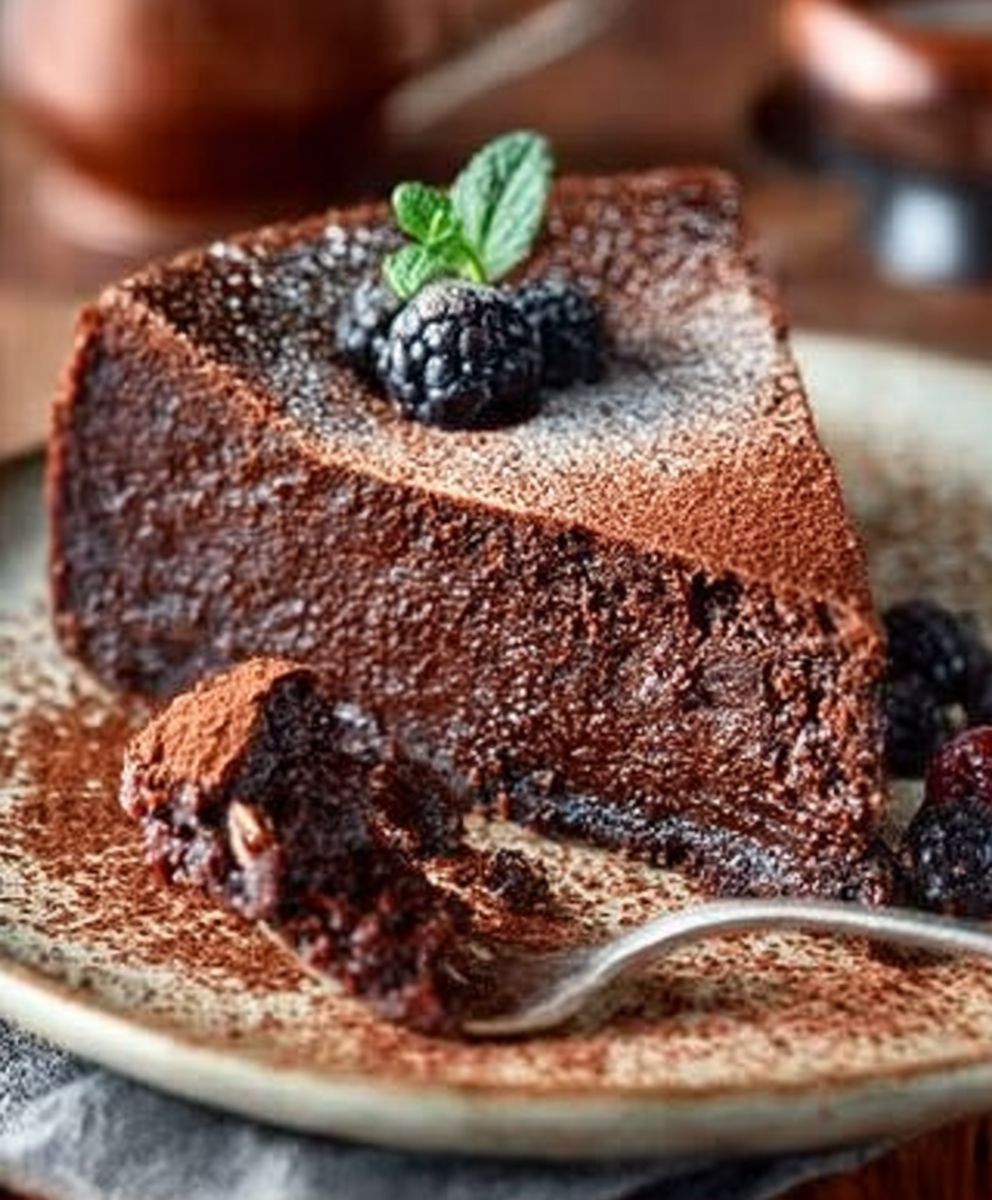 Chocolate Almond Yogurt Cake