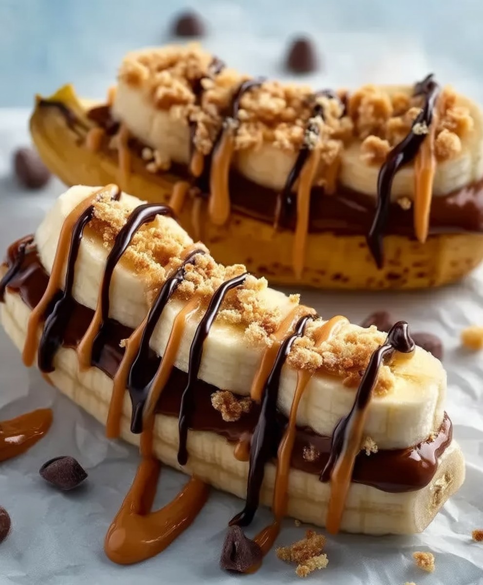 Low Calorie Frozen Banana Snickers
