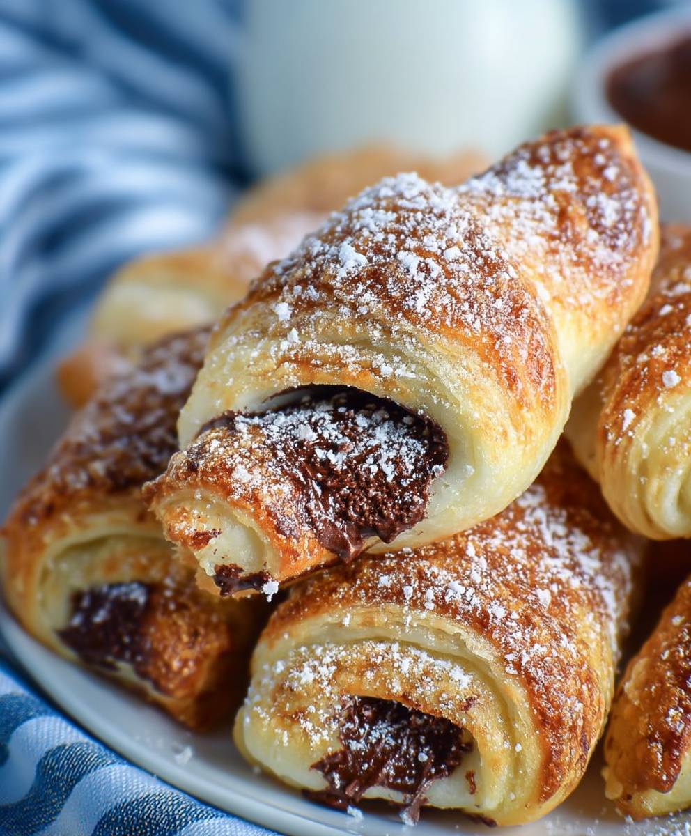 Chocolate Nutella Crescent Rolls