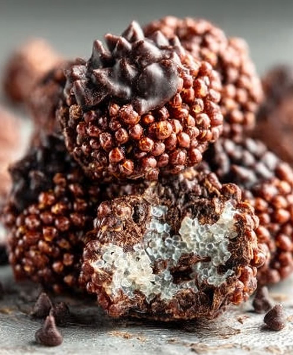 Dark Chocolate Quinoa Bites