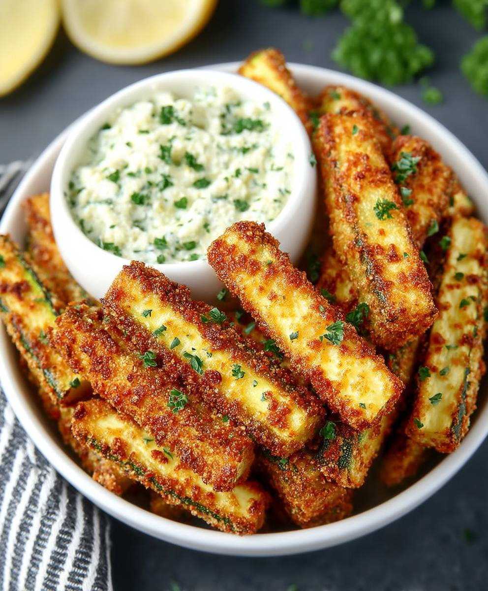 Low Calorie Zucchini Fries