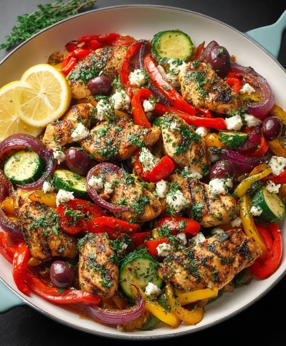 Mediterranean Chicken Stir Fry