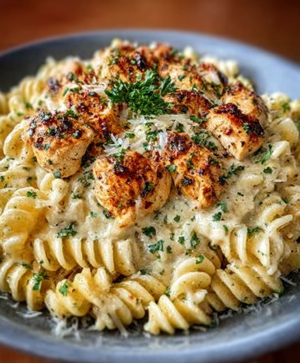 Garlic Parmesan Chicken Pasta