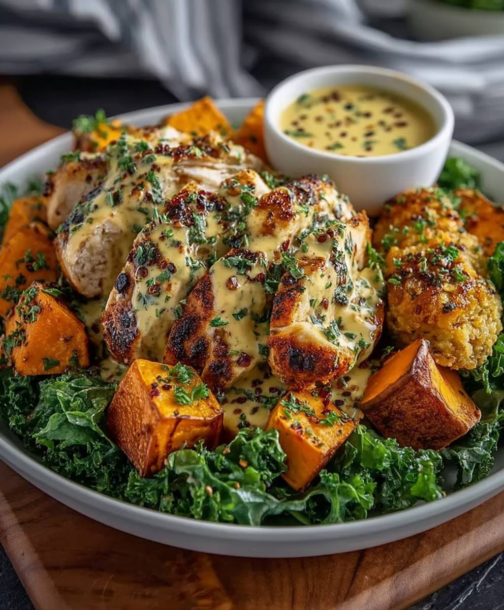 Maple Dijon Chicken Bowls