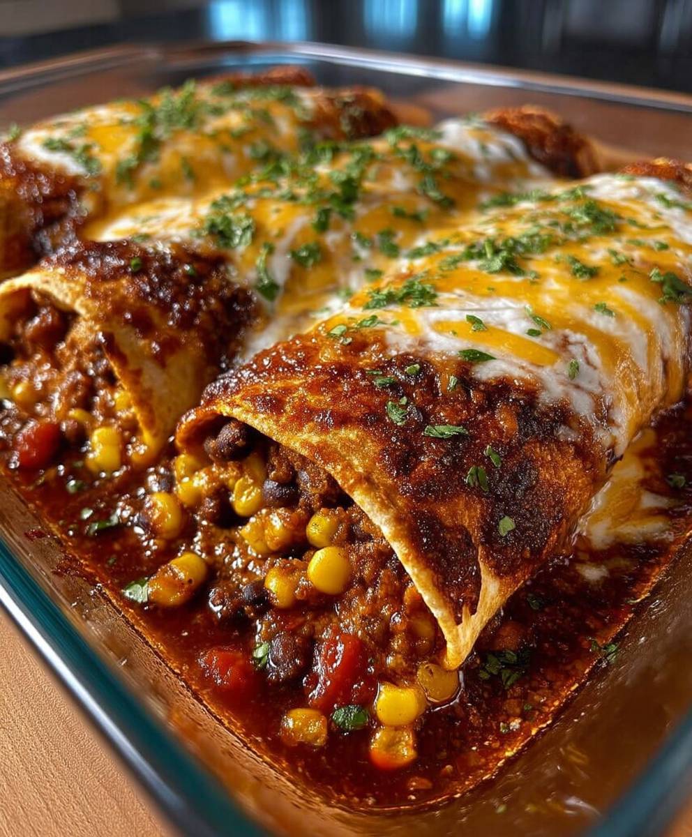 Vegetarian Black Bean Enchiladas