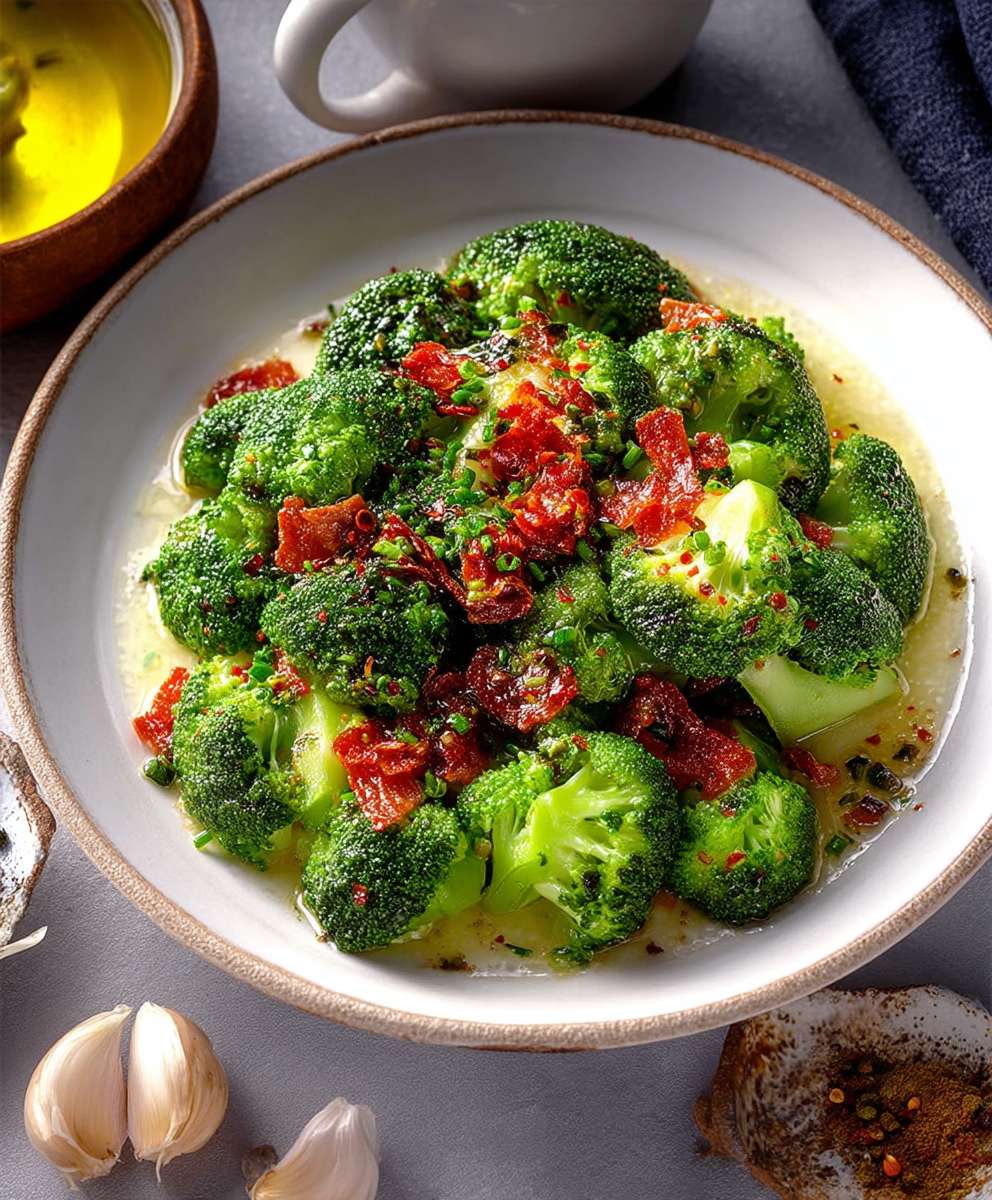 Broccoli with Garlic Sauce - Easy Veggies Side Dish image 2