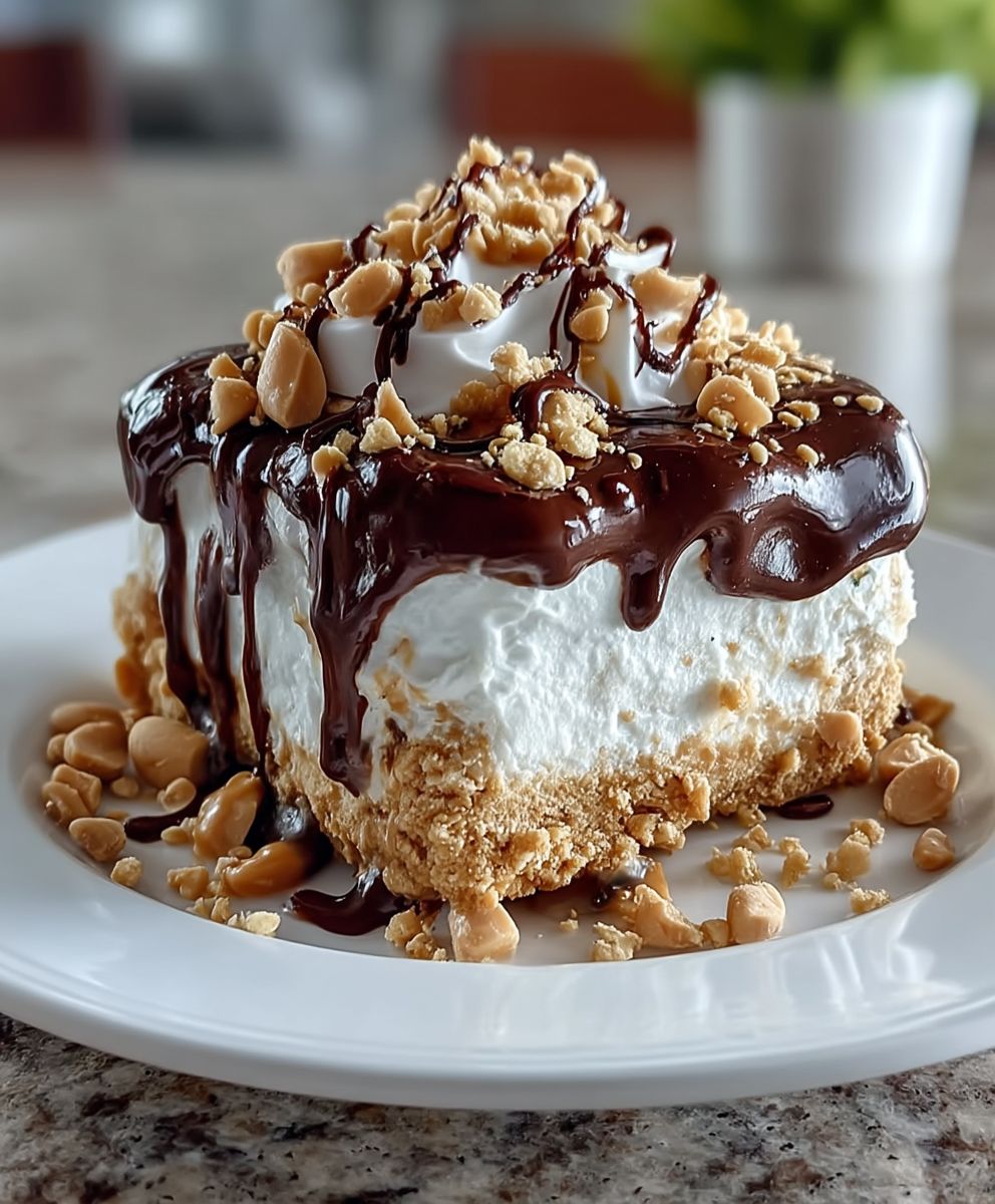 Cottage Cheese & Peanut Butter Snickers Dessert – Creamy, Nutty, Healthy Treat image 2