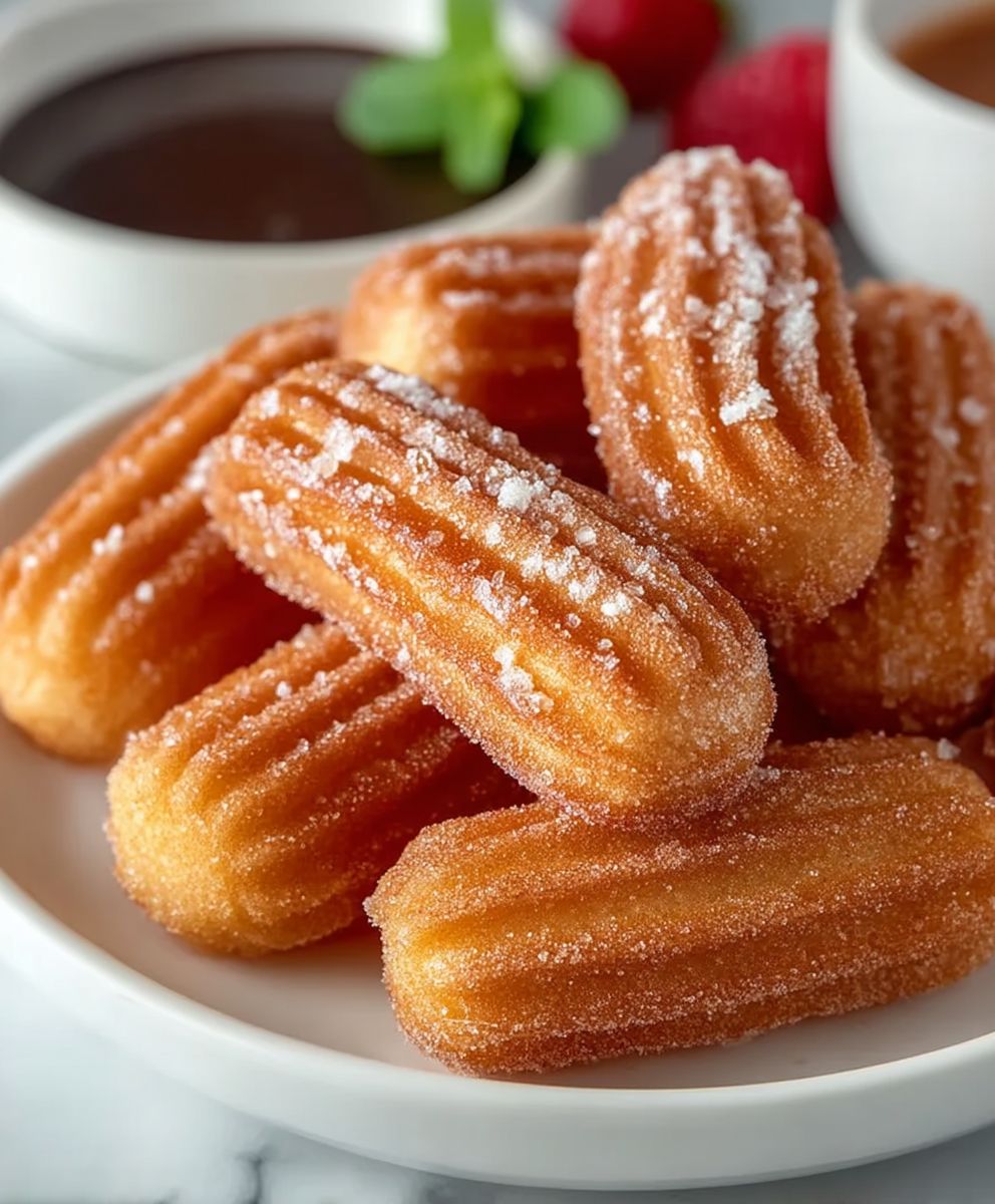 Easy Baked Churro Bites | Cinnamon Sugar Dessert Recipe image 2