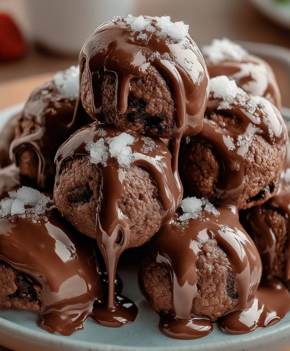 No-Bake Cottage Cheese Brownie Batter Protein Bites image 2