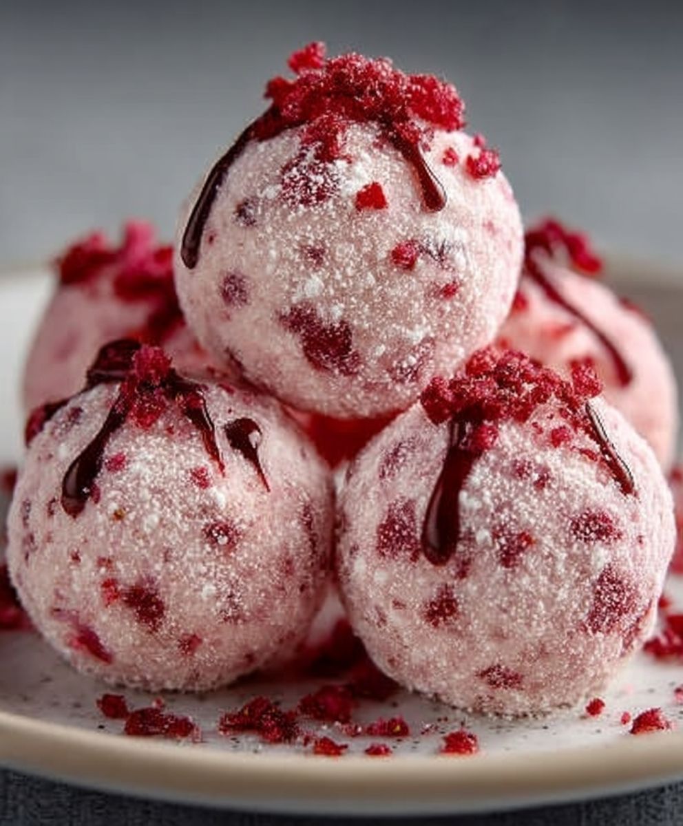 No-Bake Strawberry Cheesecake Protein Balls – Guilt-Free Dessert image 2