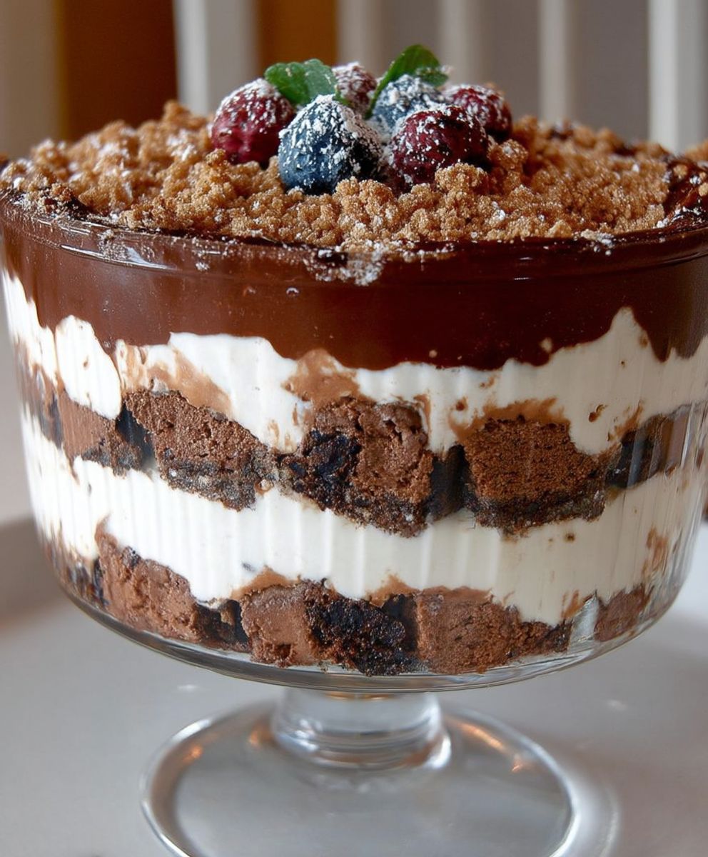 Brownie Trifle | Easy Layered Chocolate Dessert Recipe image 2