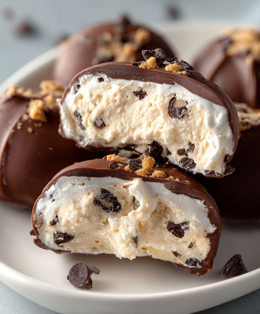 Cookie Dough Frozen Yogurt Bites | Easy Dairy Free Frozen Dessert image 2