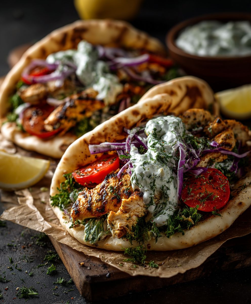 Sheet Pan Chicken Pitas with Ranch | Easy Family Dinner Recipe image 2